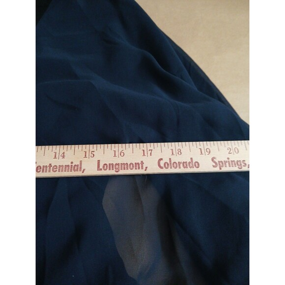 Donna Karan New York Silk Blouse Medium Asymetrical Tunic Top Modern Luxe - Picture 3 of 8